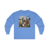 Bearded Collie  Cotton Long Sleeve Tee