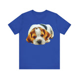 English Foxhound 'Sasha' Unisex Jersey Short Sleeve Tee