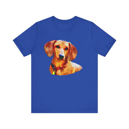 Dachshund 'Daisy' Unisex Jersey Short Sleeve Tee
