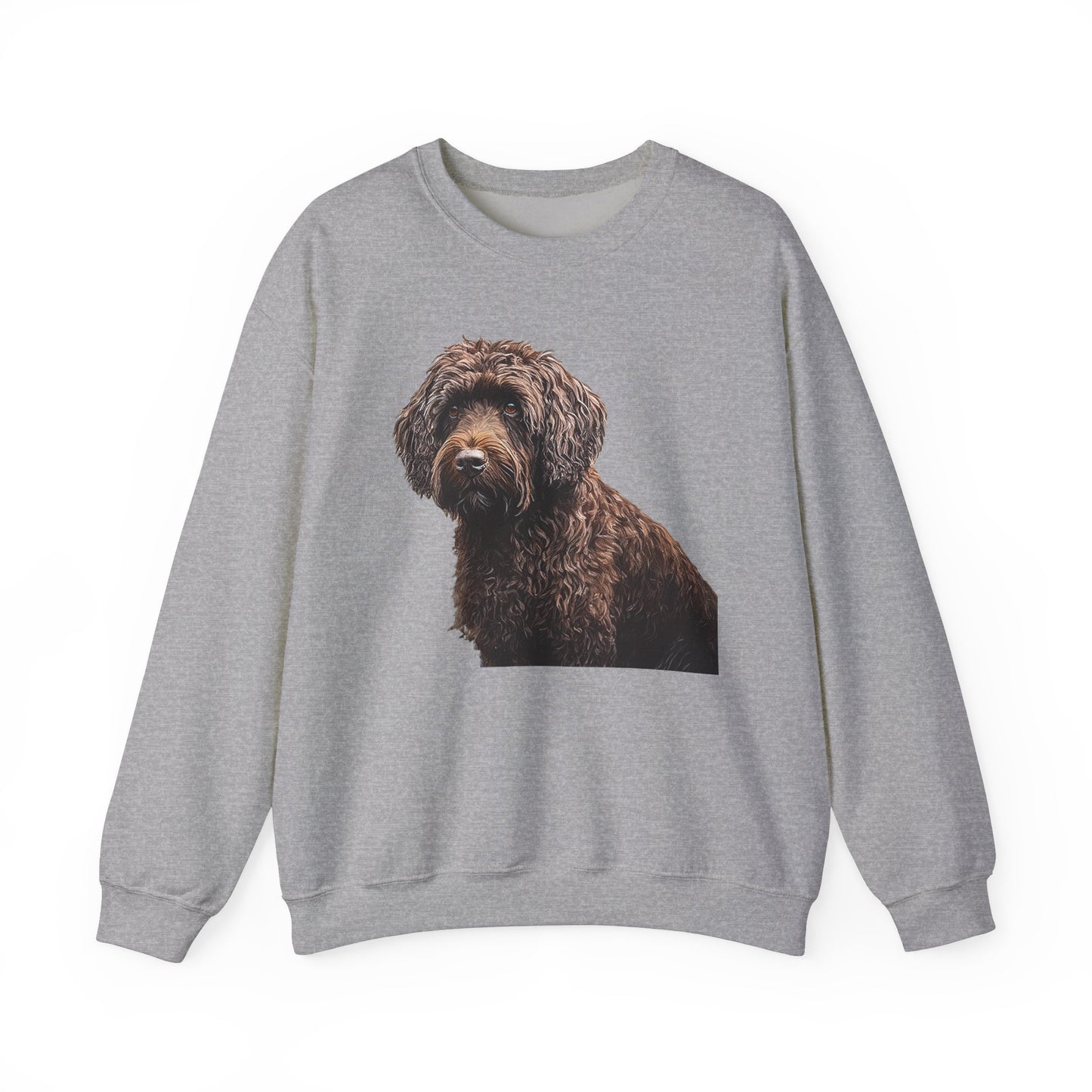 Barbet French Waterdog Unisex 50/50 Crewneck Sweatshirt