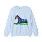 Doberman Pinscher Unisex 50/50  Crewneck Sweatshirt