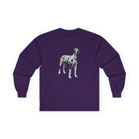 Great Dane 'Zeus' Unisex Cotton Long Sleeve Tee