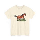 Miniature Horse 'Sam' Unisex Heavy Cotton Tee