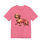 Dachshund 'Simone' - Unisex Jersey Short Sleeve Tee