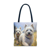 Cairn Terriers  -  Polyester Tote Bags  (AOP)