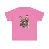 German Shepherd 'Hans' Unisex Heavy Cotton Tee