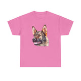 German Shepherd 'Hans' Unisex Heavy Cotton Tee