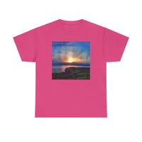 Sifnos (Greece) Sunset #2 - Unisex Heavy Cotton Tee