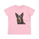 Australian Kelpie #2 Women's Midweight Cotton Tee