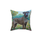 Treeing Tennessee Brindle Spun Polyester Throw Pillow