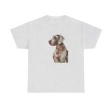 Weimaraner 'Rocky' Unisex Heavy Cotton Tee