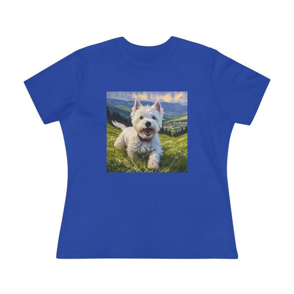 Westie #2 - Women's Relaxed Fit Cotton Tee