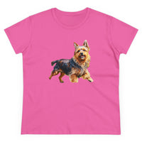 Australian Terrier Women's Midweight Cotton Tee