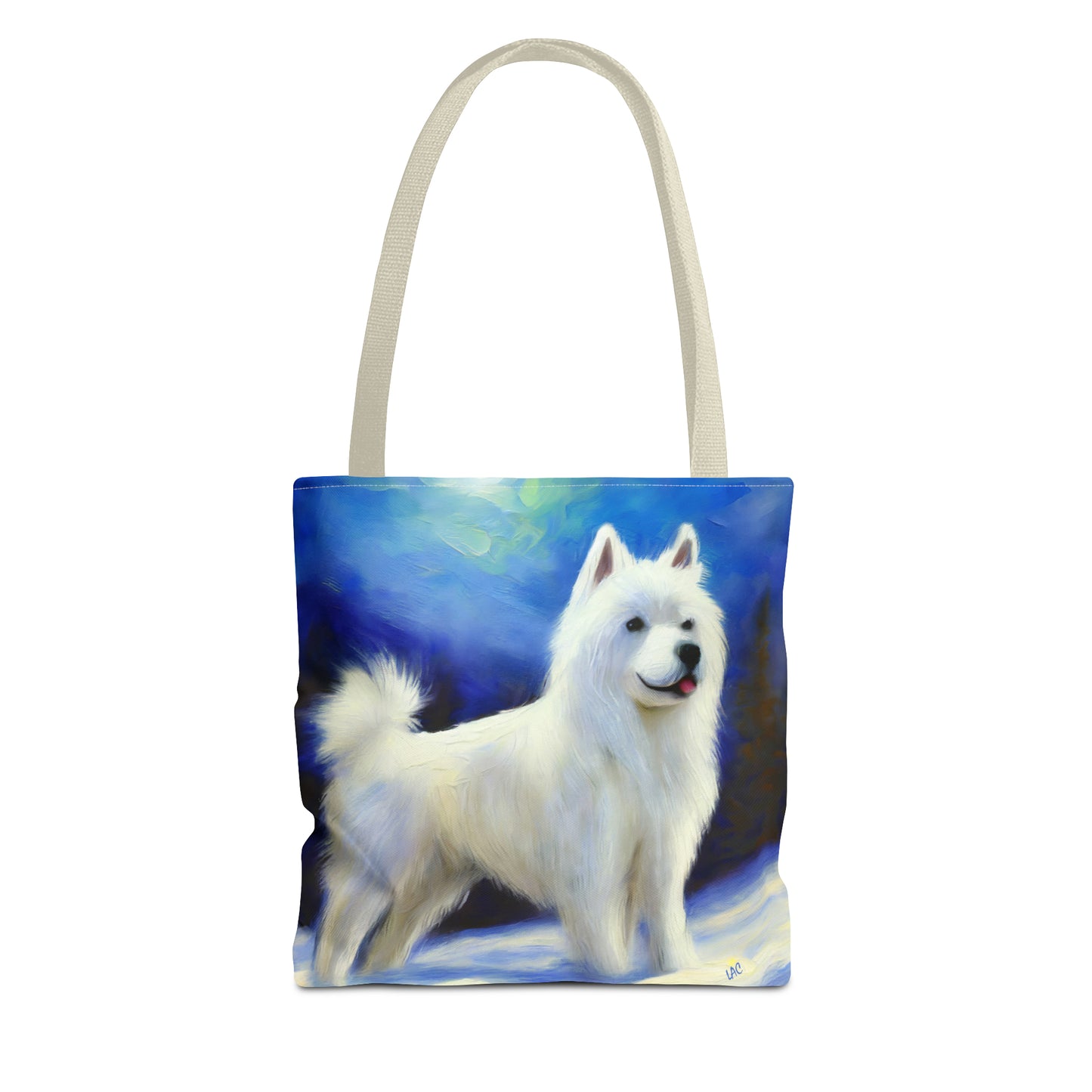 The Enchanted American Eskimo Dog Tote Bag