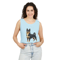 Black & Tan Shiba Inu  -  Unisex  Relaxed Fit Garment-Dyed Tank Top