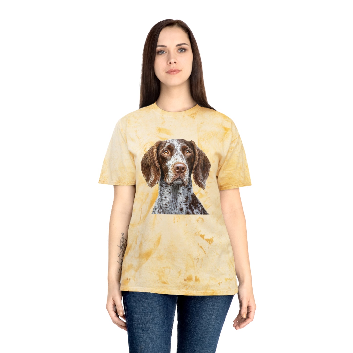 German Wirehaired Pointer Classic Color Blast T-Shirt