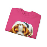 English Foxhound 'Sasha' Unisex 50/50 Crewneck Sweatshirt