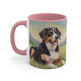 "Entlebucher Mountain Dog Fine Art Ceramic Accent Mug"