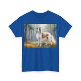 Borzoi 'Russian Wolfhound' Unisex Heavy Cotton Tee