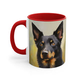 Australian Kelpie 11oz Ceramic Accent Mug