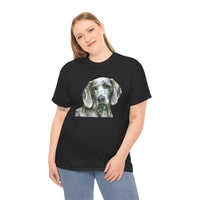 Weimaraner 'Greyson' Unisex Heavy Cotton Tee
