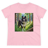 Ethereal Karelian Bear Dog Women's Cotton Tee