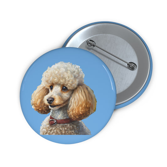Standard Poodle #2 Metal Pinback Buttons