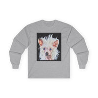 Chinese Crested Unisex Cotton Long Sleeve Tee