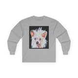 Chinese Crested Unisex Cotton Long Sleeve Tee