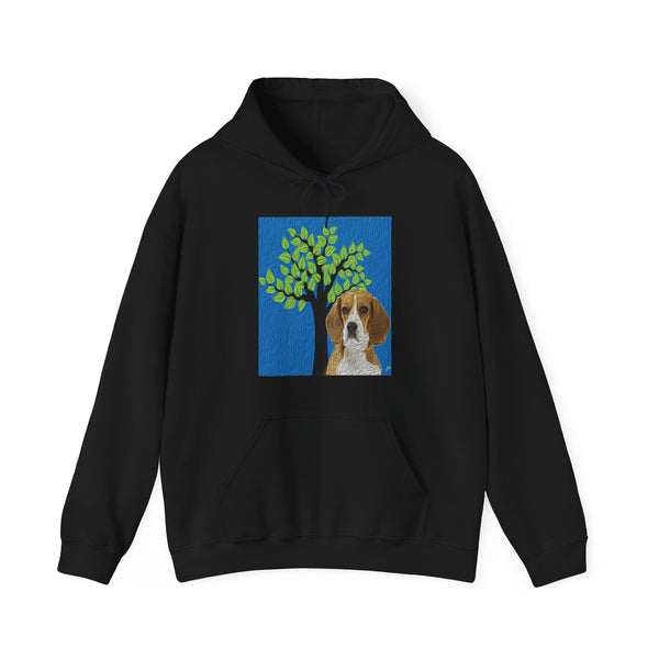 Beagle 'Hopper' Unisex 50/50 Hoodie