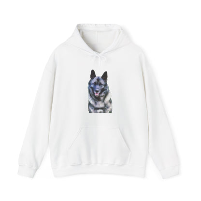 Norwegian Elkhound Unisex 50/50 Hoodie: Cozy Companion