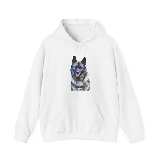 Norwegian Elkhound Unisex 50/50 Hoodie: Cozy Companion
