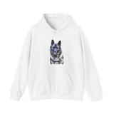 Norwegian Elkhound Unisex 50/50 Hoodie: Cozy Companion