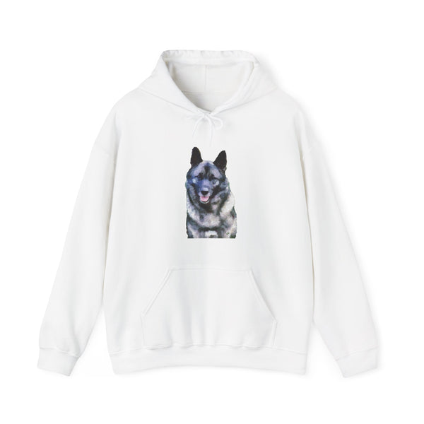 Norwegian Elkhound Unisex 50/50 Hoodie: Cozy Companion