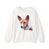 Basenji Unisex 50/50 Crewneck Sweatshirt: Yodel Your Style