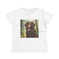 Curly-Coated Retriever Women's Midweight Cotton Tee