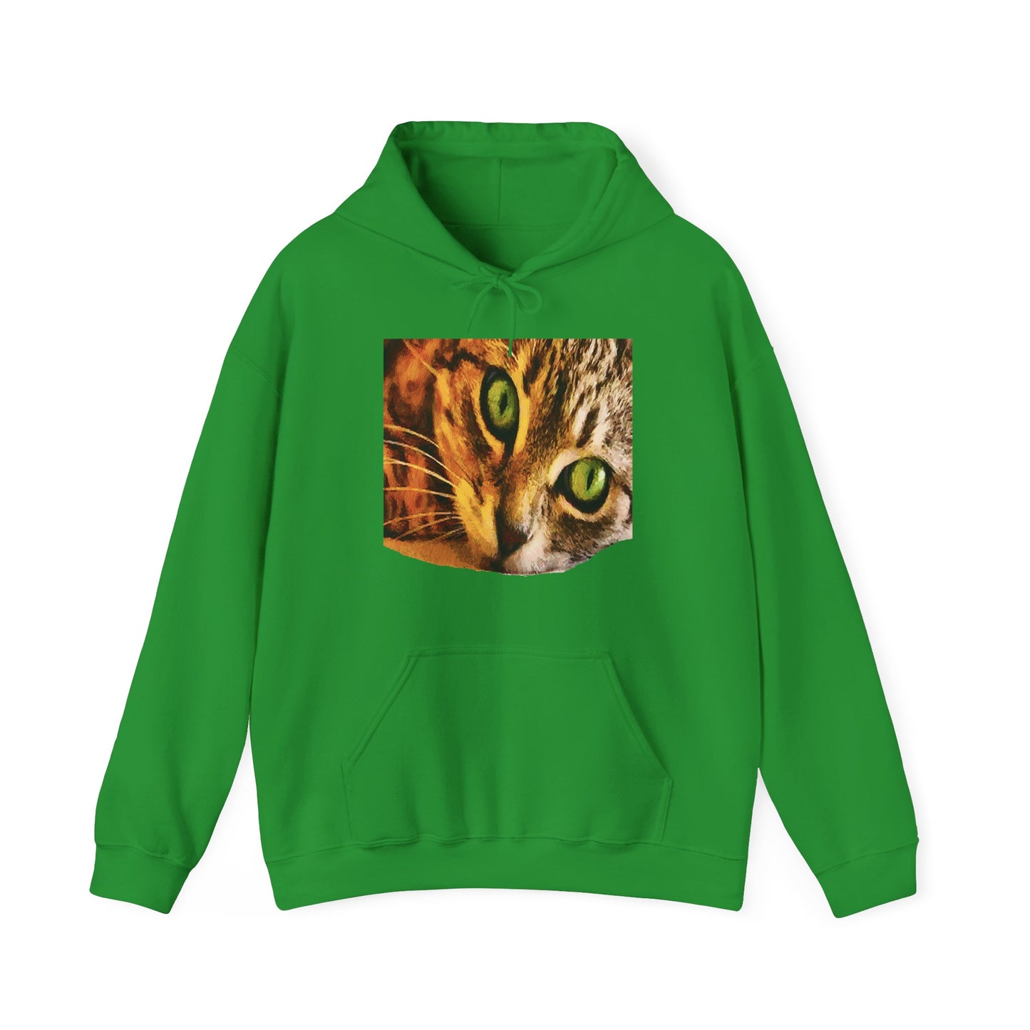 Wide-eye Cat - Unisex 50/50 Hoodie