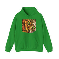 Wide-eye Cat - Unisex 50/50 Hoodie