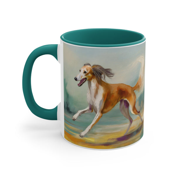 Saluki 11oz Accent Mug