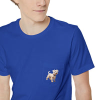 Sealyham Terrier Unisex Pocket T-shirt