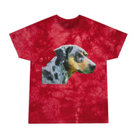 Catahoula 'Clancy'  -  Unisex Tie-Dye Tee, Crystal