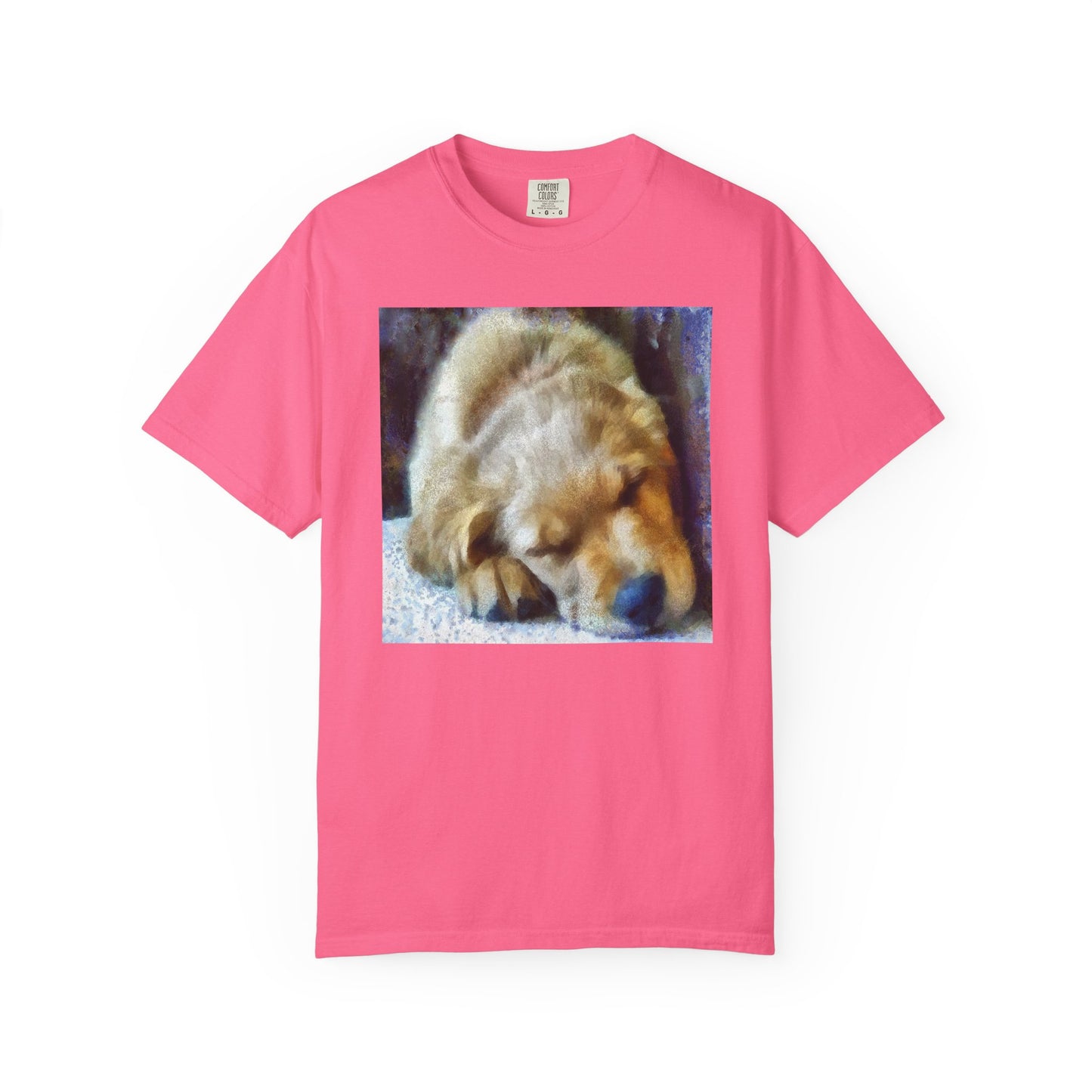 Golden Retriever 'Zuko' Unisex-Adult Relaxed Fit Garment-Dyed T-shirt