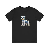 White Schnauzer Unisex Jersey Short Sleeve Tee