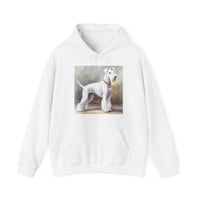 Bedlington Terrier Unisex 50/50 Hooded Sweatshirt