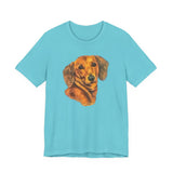 Dachshund 'Doxie 1' Unisex Jersey Short Sleeve Tee