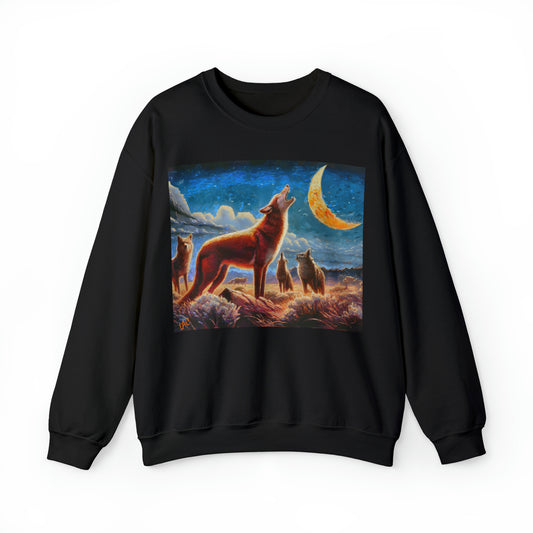 Coyotees - In Moonlight Unisex 50/50 Crewneck Sweatshirt