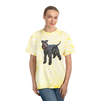 Kerry Blue Terrier Tie-Dye Tee, Cyclone