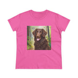 Curly-Coated Retriever Women's Midweight Cotton Tee
