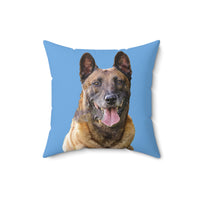 Belgian Malinois Spun Polyester Throw Pillow