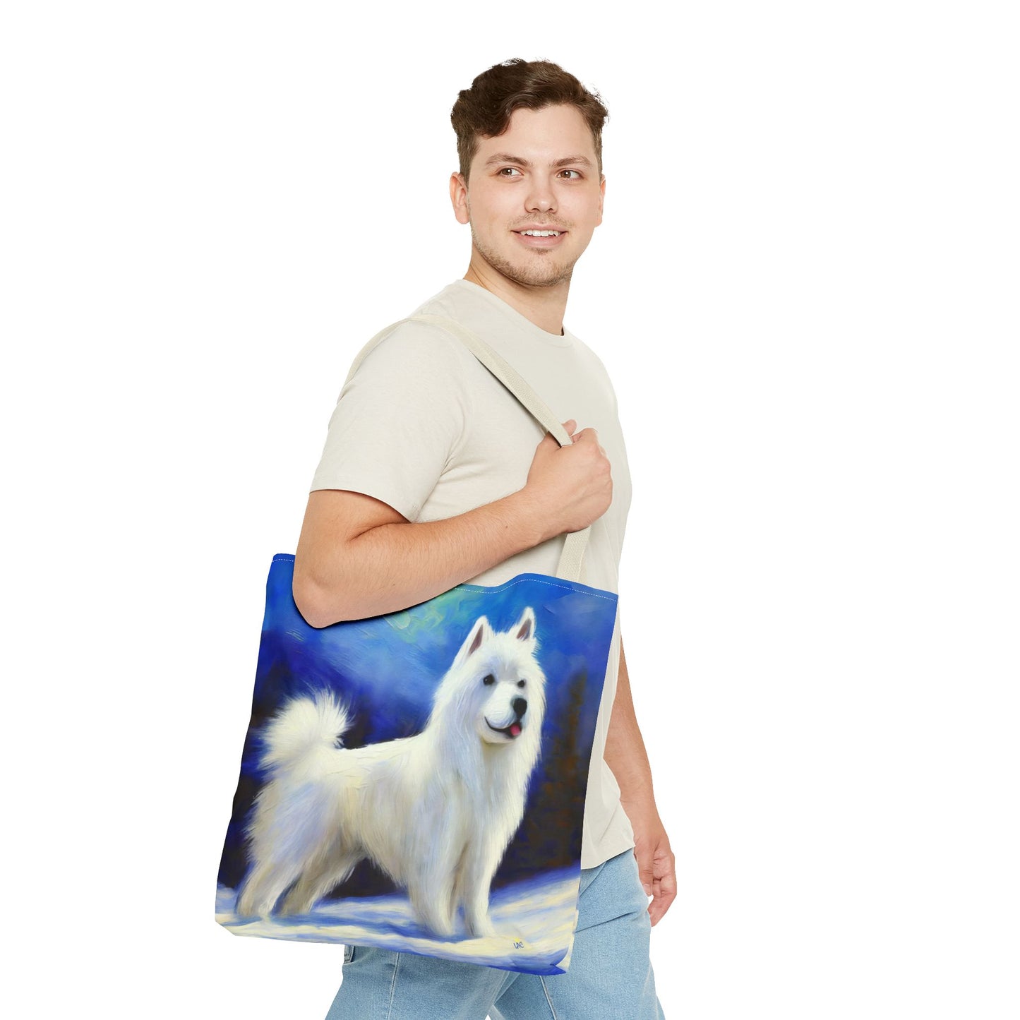 American Eskimo Dog Tote Bag - The Elegant Canine Companion